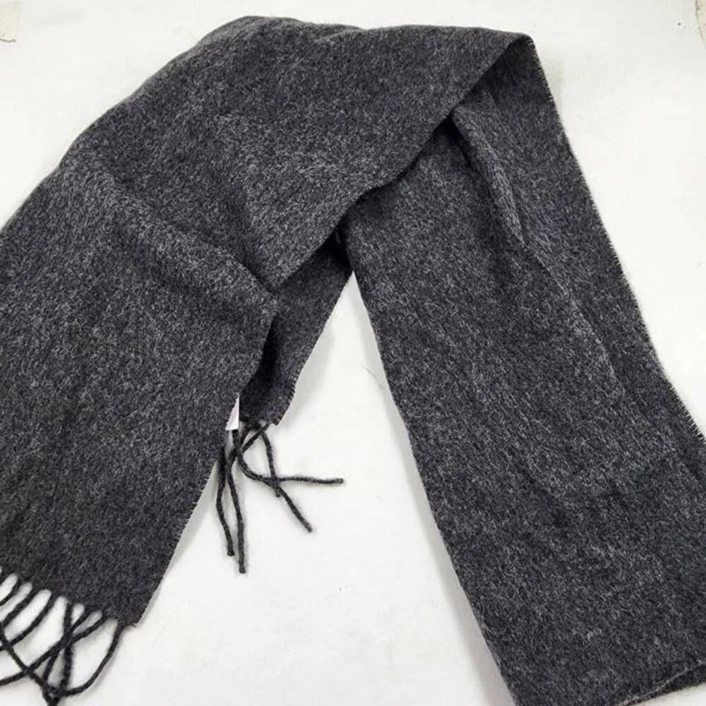 The Men's Store at Bloomingdale's Solid Cashmere Scarf One Size Charcoal